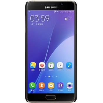 Nillkin f. shield dėklas juodas + plėvelė (Samsung galaxy a7 2016 telefonui)